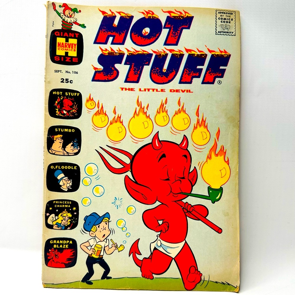 Hot Stuff The Little Devil #106 VTG Giant Size Harvey Comic Book Sept. 1971